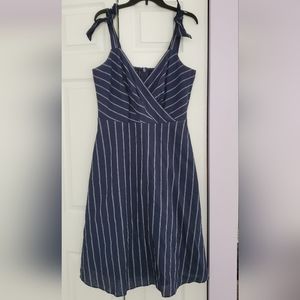 Rachel Roy linen blend A line dress ss14